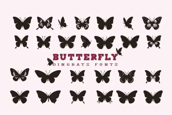 Butterfly by Eystore — Dingbats Font