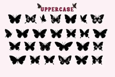 Butterfly by Eystore — Dingbats Font — thumbnail 2