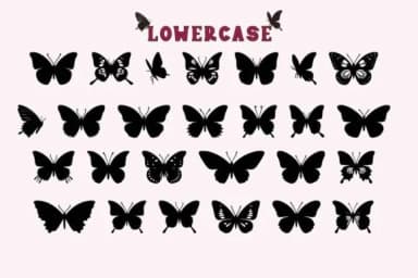 Butterfly by Eystore — Dingbats Font — thumbnail 3