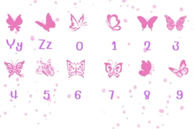 Butterfly by PraewDesigns — Dingbats Font — thumbnail 4