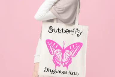 Butterfly by KinnareeART — Dingbats Font — thumbnail 5