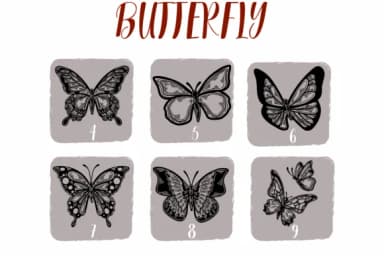 Butterfly by Suphitchaya — Dingbats Font — thumbnail 3