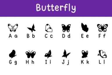 Butterfly by Chonada — Dingbats Font — thumbnail 2