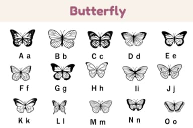 Butterfly by Nun Sukhwan — Dingbats Font — thumbnail 2