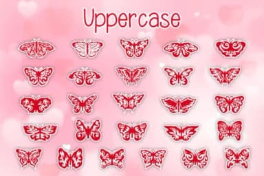 Butterfly by Letterayu — Dingbats Font — thumbnail 2