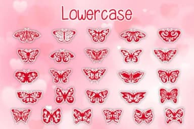 Butterfly by Letterayu — Dingbats Font — thumbnail 3