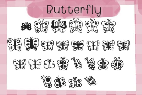Butterfly by Foam-Design Store — Dingbats Font
