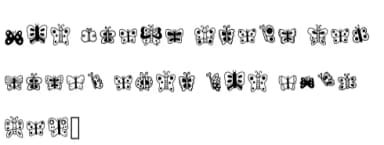 Butterfly by Foam-Design Store — Dingbats Font — thumbnail 5