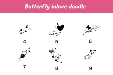 Butterfly in Love by Nun Sukhwan — Dingbats Font — thumbnail 4