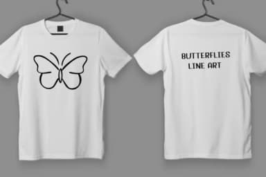 Butterfly Line Art by Ketsarin — Dingbats Font — thumbnail 6