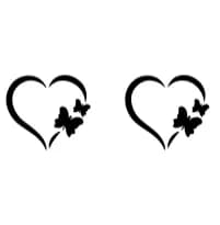 Butterfly Love Heart by Heartcraft Atelier — Dingbats Font — thumbnail 8