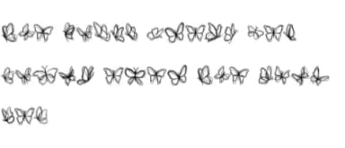 Butterfly Minimal by Sontaya — Dingbats Font — thumbnail 8
