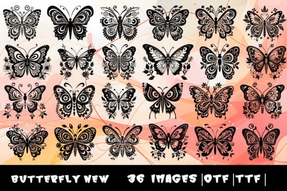 Butterfly New by MOMAT THIRTYONE — Dingbats Font