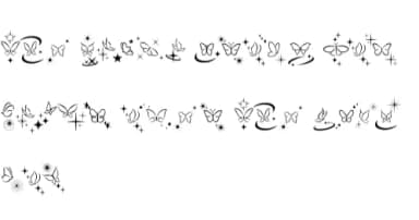 Butterfly Spark by Nun Sukhwan — Dingbats Font — thumbnail 8