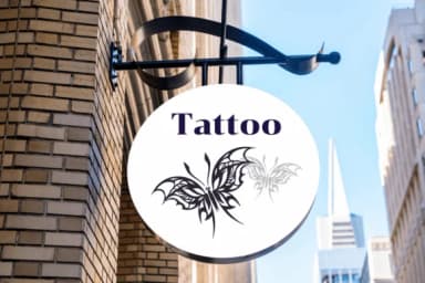 Butterfly Tattoo by PraewDesigns — Dingbats Font — thumbnail 5