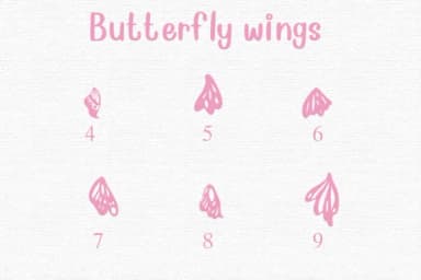 Butterfly Wings by Nongyao — Dingbats Font — thumbnail 4