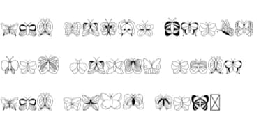 Butterflys by danita.kukkai — Dingbats Font — thumbnail 5