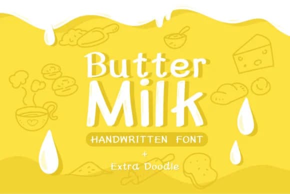 Buttermilk by Nattyinshop — Slab Serif Font