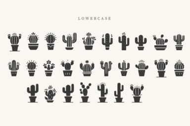 Cactus by CraftedType Studio — Dingbats Font — thumbnail 3