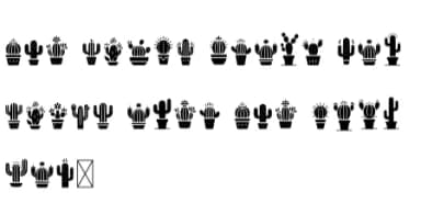 Cactus by CraftedType Studio — Dingbats Font — thumbnail 5