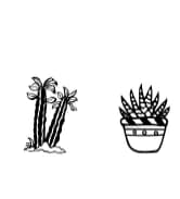 Cactus Clipart by iyhulmonsta — Dingbats Font — thumbnail 6