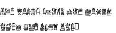 Cactusy Doodle by CrafterFonts — Dingbats Font — thumbnail 5