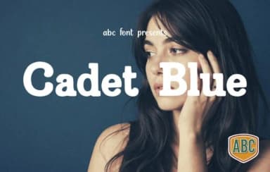 Cadet Blue by ABC Font — Slab Serif Font — thumbnail 1