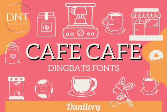 Cafe Cafe by danita.kukkai — Dingbats Font