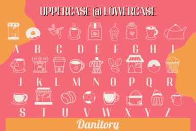 Cafe Cafe by danita.kukkai — Dingbats Font — thumbnail 2