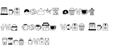 Cafe Cafe by danita.kukkai — Dingbats Font — thumbnail 5
