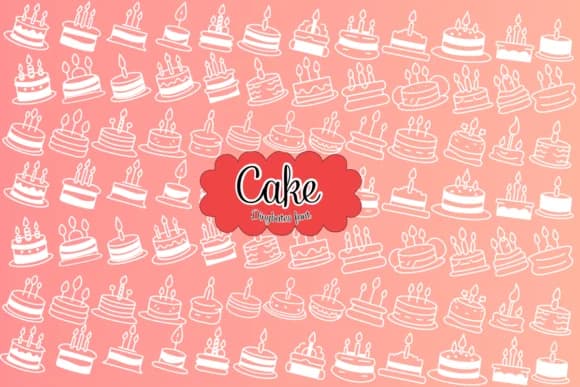 Cake by Chonada — Dingbats Font