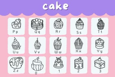 Cake by Natchuta — Dingbats Font — thumbnail 3
