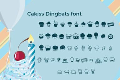 Cakiss by Ciriative — Dingbats Font — thumbnail 2
