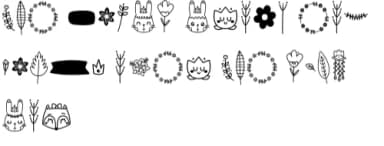 Cala by himoki — Dingbats Font — thumbnail 7