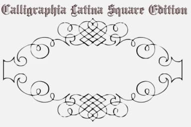 Calligraphia Latina Square Edition by Intellecta Design — Dingbats Font — thumbnail 1