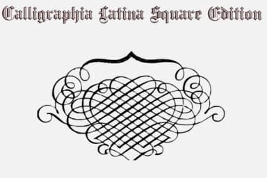 Calligraphia Latina Square Edition by Intellecta Design — Dingbats Font — thumbnail 3