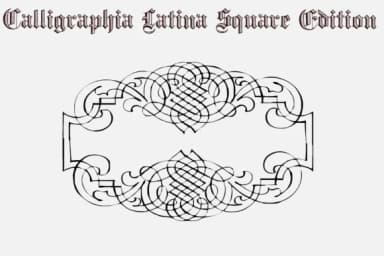 Calligraphia Latina Square Edition by Intellecta Design — Dingbats Font — thumbnail 4
