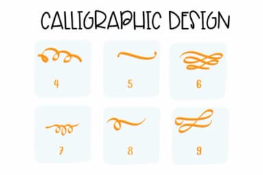 Calligraphic Design by Sirinart — Dingbats Font — thumbnail 4