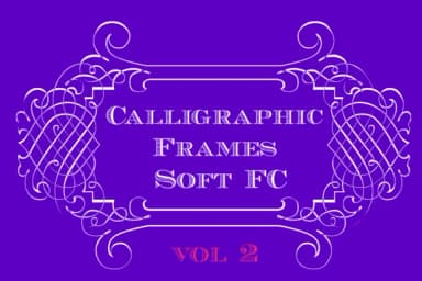 Calligrapic Frames Soft Fc Pack by Intellecta Design — Dingbats Font — thumbnail 1