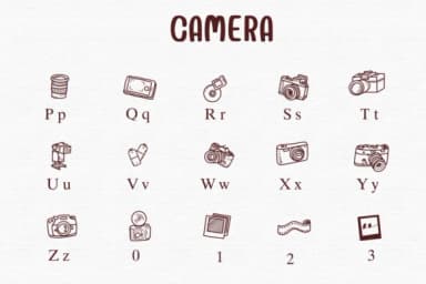 Camera by Sontaya — Dingbats Font — thumbnail 3