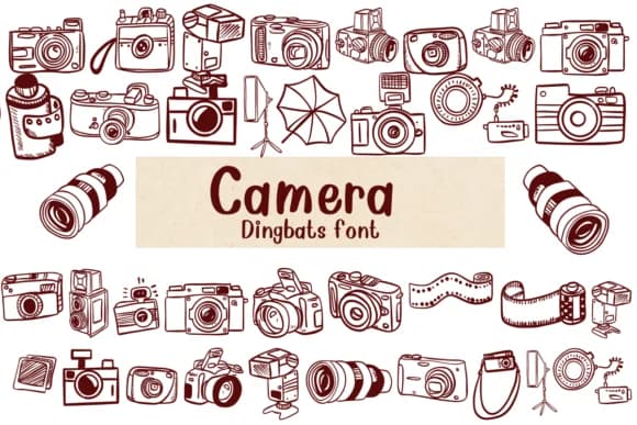 Camera by Nongyao — Dingbats Font