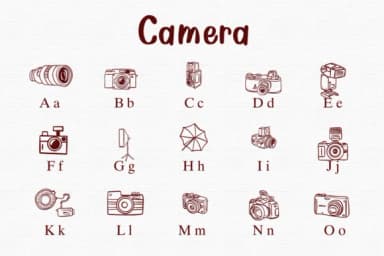Camera by Nongyao — Dingbats Font — thumbnail 3