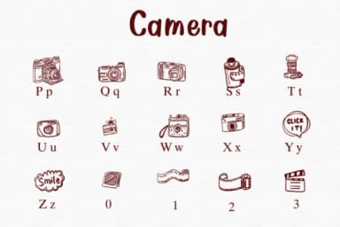 Camera by Nongyao — Dingbats Font — thumbnail 4