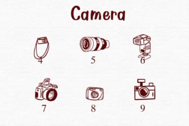 Camera by Nongyao — Dingbats Font — thumbnail 5