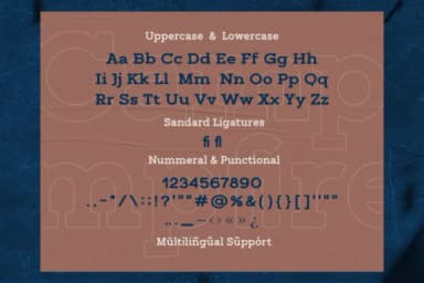 Campfire by Typia Nesia — Slab Serif Font — thumbnail 7