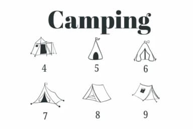 Camping by Suphitchaya — Dingbats Font — thumbnail 4