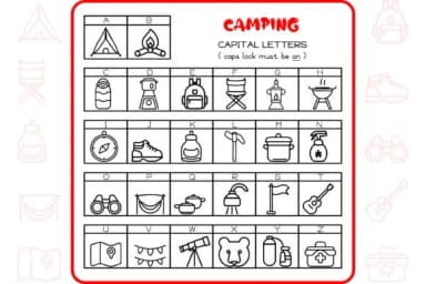 Camping by WADLEN — Dingbats Font — thumbnail 2