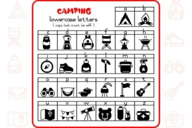 Camping by WADLEN — Dingbats Font — thumbnail 3
