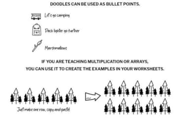 Camping Doodle by digitalplannerland — Dingbats Font — thumbnail 7