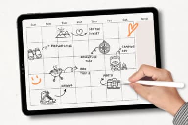 Camping Doodle by Babymimiart — Dingbats Font — thumbnail 3